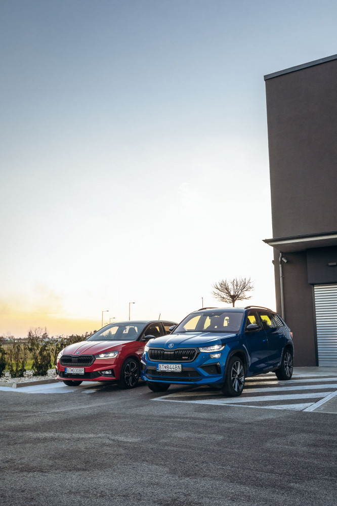 Škoda Fabia Monte Carlo a Škoda Kodiaq RS
